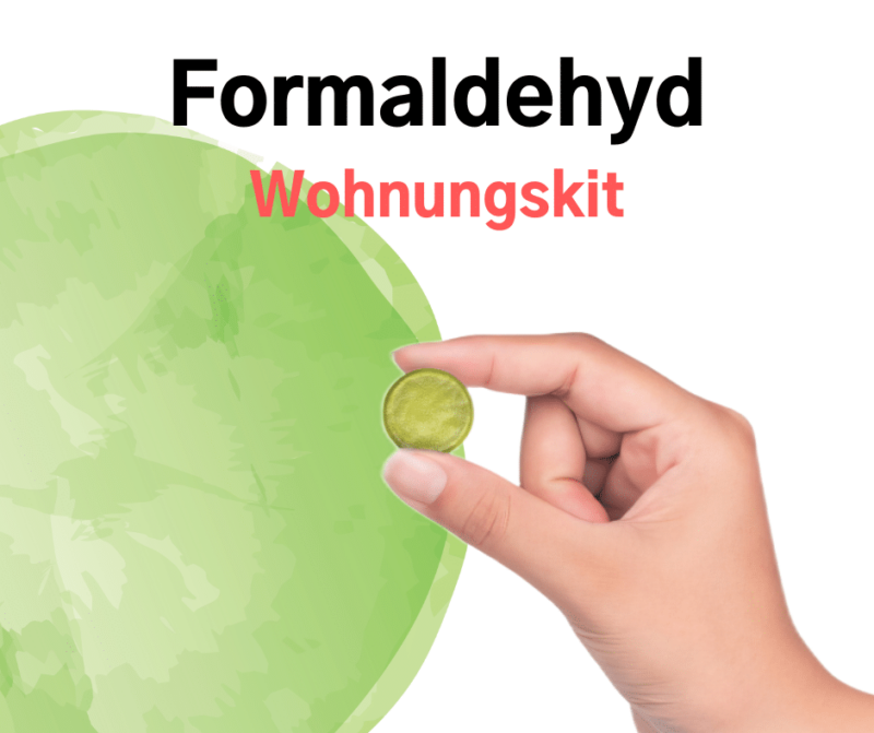 Produktbild eines Formaldehyd Test für die Wohnung