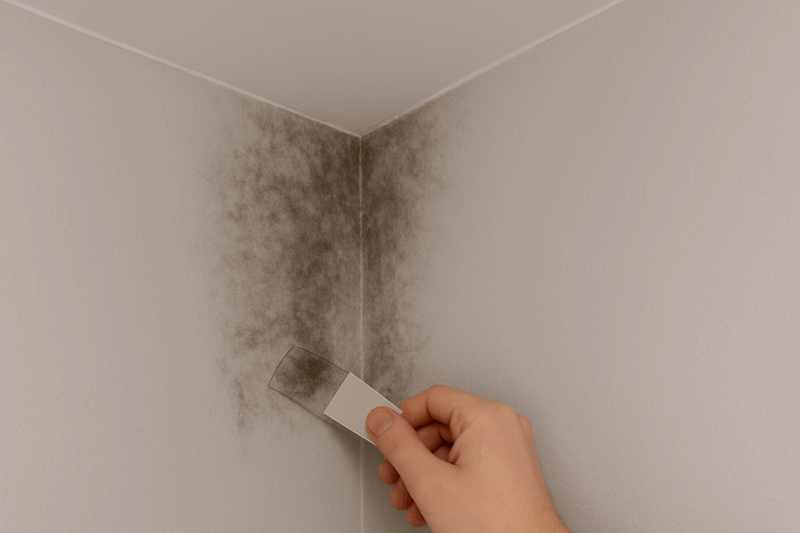 Schimmeltest : MycoPatch-Test zur Schimmelpilzbestimmung an Oberflächen